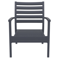 Кресло пластиковое Artemis XL, темно-серый