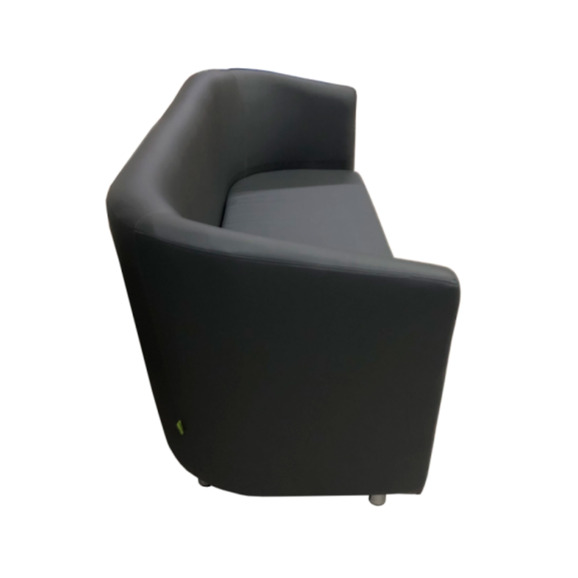 Диван Вейв двухместный, черный - фото 5