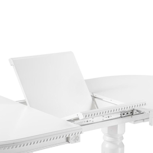 Деревянный стол Эритрин овальный белый - фото 4