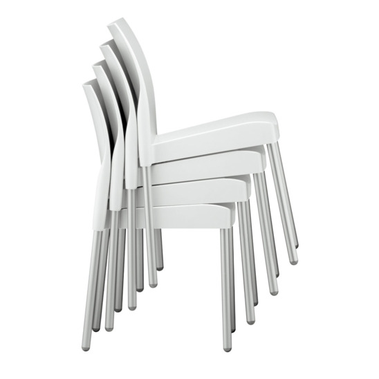 Кресло пластиковое Итинос, слоновая кость - фото 2
