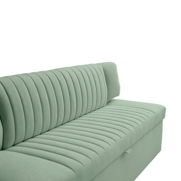 Диван для кухни Стронго 168, светло-зеленый - фото 3