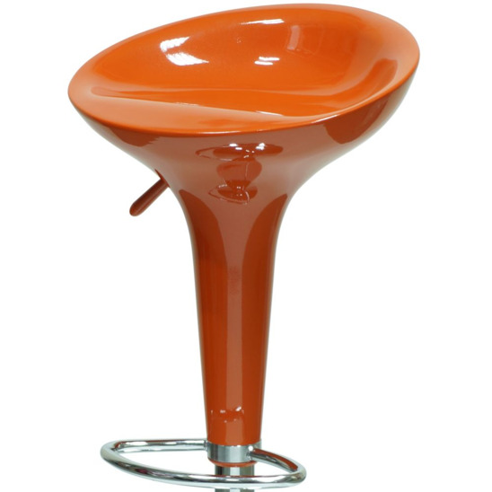 Барный стул Bomba, оранжевый глянец						 - фото 2