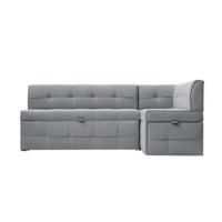 Фотография товара Угловой диван для кухни Атлант Плюс, серый, правый от компании ChiedoCover.