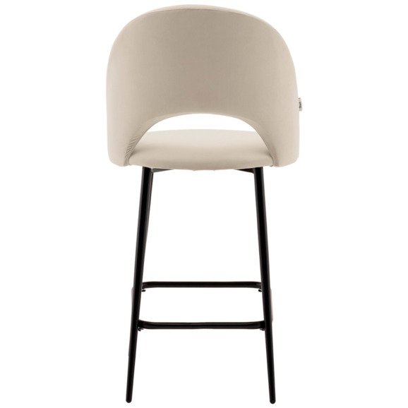 Стул полубарный Меган SN, велюр, бежевый - фото 4