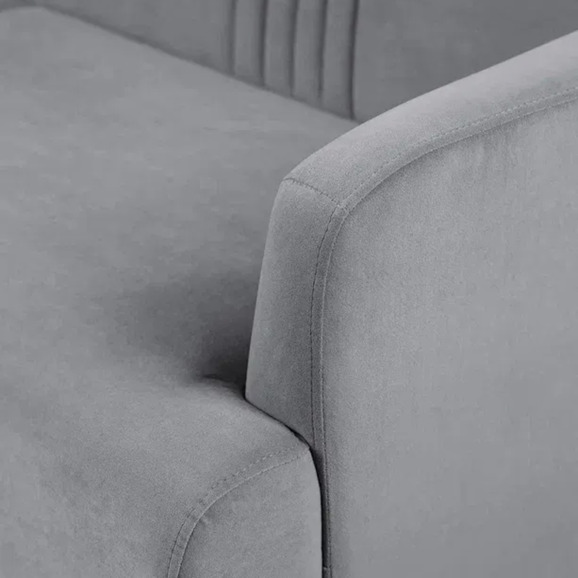 Диван Аномик, велюр, серый Диван Аномик, велюр, серый - фото 5