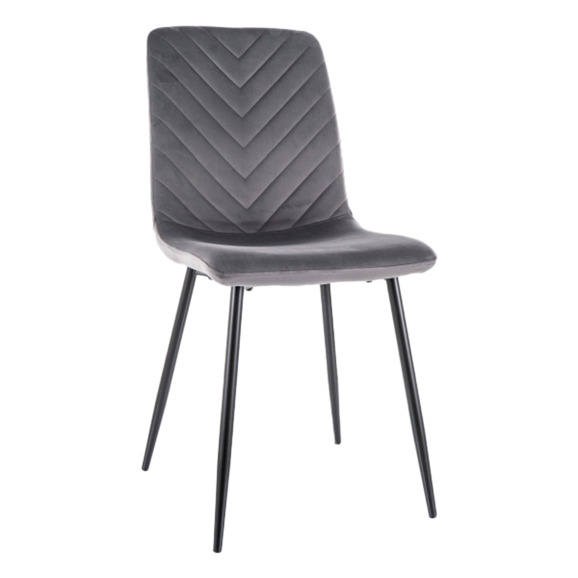 Стул кухонный Nocturne, серый, черный - фото 1