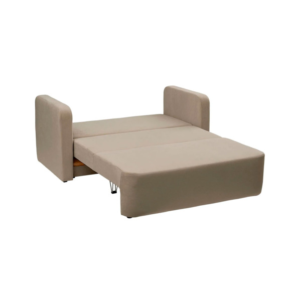 Диван Марлон 131x95x80 см, бежевый велюр - фото 3