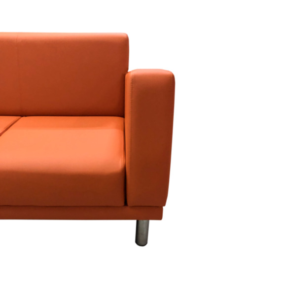 Диван Таура Люкс двухместный, оранжевый - фото 3