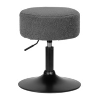 Настоящее фото товара Пуф Nanno, темно-серое букле, произведённого компанией ChiedoCover