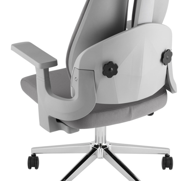 Кресло офисное TopChairs Kineo, серый - фото 8