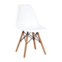 Настоящее фото товара Стул пластиковый Eames, белый, каркас бук, произведённого компанией ChiedoCover