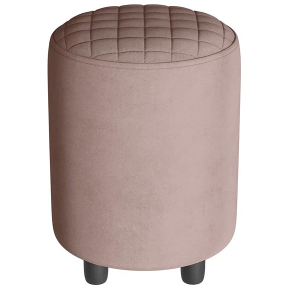 Пуф Тепал, велюр, светло-коричневый - фото 1