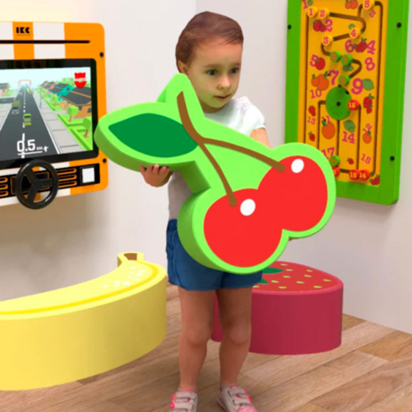 Мягкий игровой модуль Softplay cherry - фото 3