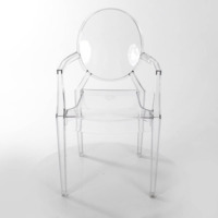 Мебель для вечеринки стул Луи Гост, пластиковый, прозрачный