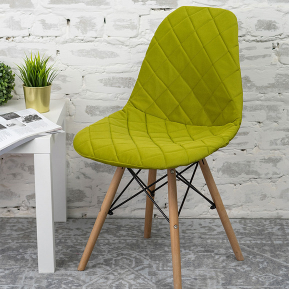 Чехол Е06 на стул Eames, фисташковый - фото 7