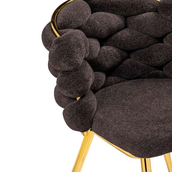 Стул на металлокаркасе Rendi gold / gray Стул на металлокаркасе Rendi gold / gray - фото 6