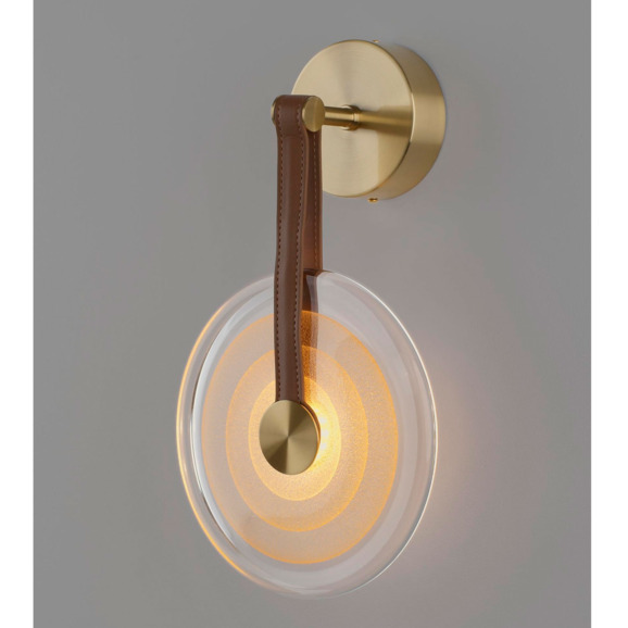 Светильник настенный светодиодный Спиерс Орбик, золотой - фото 2