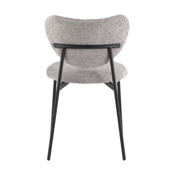 Стул Рина, шенилл серый - фото 4