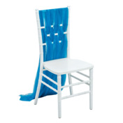 Декор на стул Кьявари 06, синий