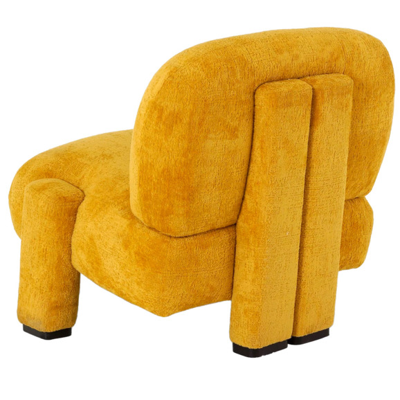 Кресло Orli, желтый, черный - фото 4