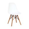 Стул пластиковый Eames DSW, белый, пластик