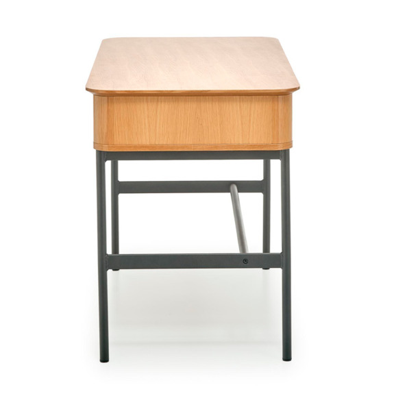 Стол письменный Trunk, дуб натуральный, черный - фото 3