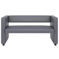 Фотография товара Диван Тепал, экокожа, серый от компании ChiedoCover.