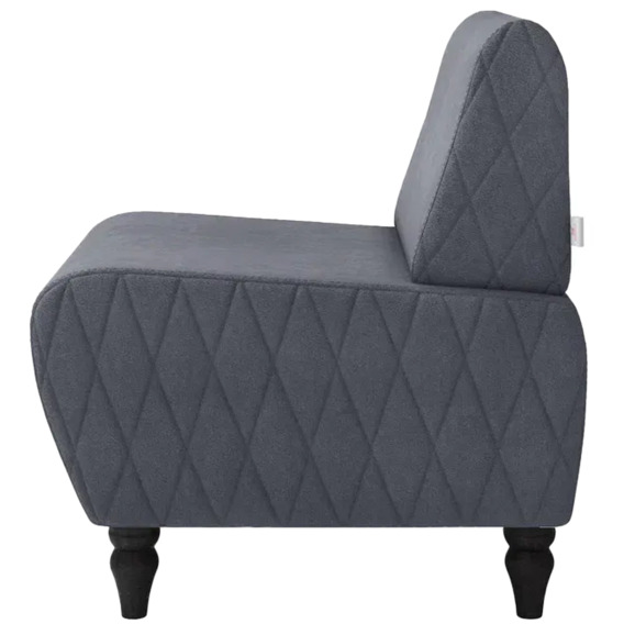 Кресло Лотик велюр, темно-серый Кресло Лотик велюр, темно-серый - фото 4