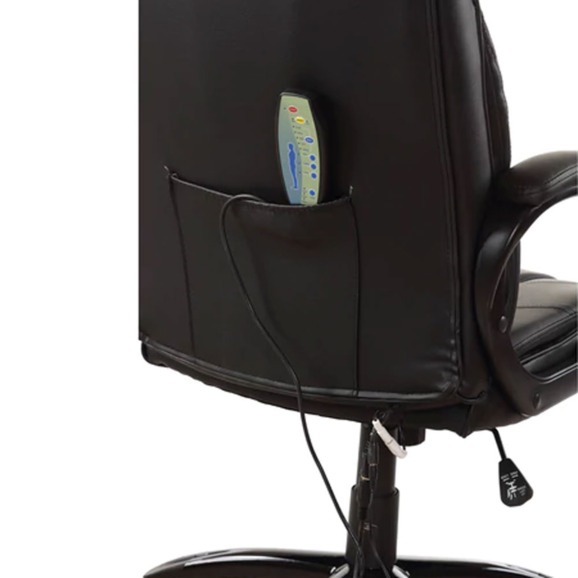 Кресло офисное Flux, черный, 6 массажных модулей - фото 3