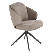 Фотография товара Стул кухонный Bliss, серый, светло-серый, черный от компании ChiedoCover.