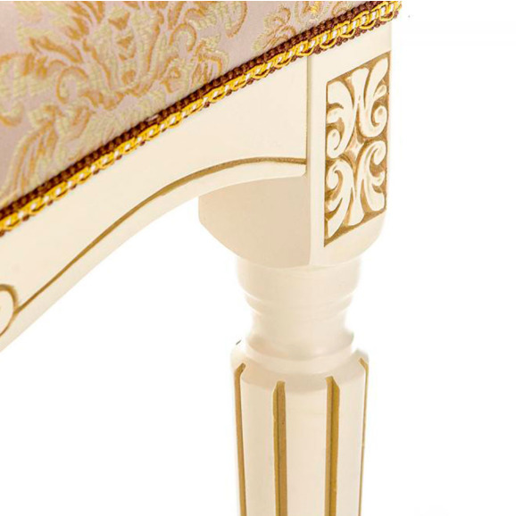 Банкетка Беттино патина золото / бежевый Банкетка Беттино патина золото / бежевый - фото 5