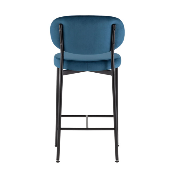 Стул полубарный Бриф ВД, велюр, синий - фото 3