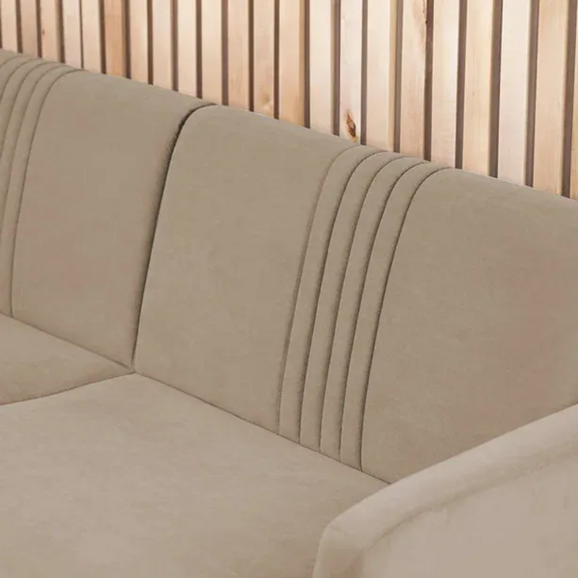 Диван Аномик, велюр, бежевый Диван Аномик, велюр, бежевый - фото 3