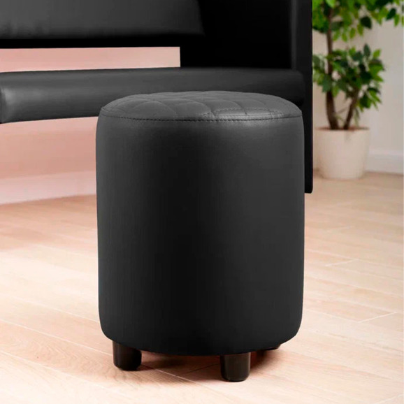 Пуф Тепал, экокожа, черный - фото 4