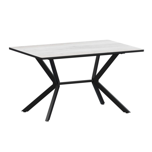 Стол нераздвижной Сири 1200 Р20, фрост, черный муар Стол нераздвижной Сири 1200 Р20, фрост, черный муар - фото 1