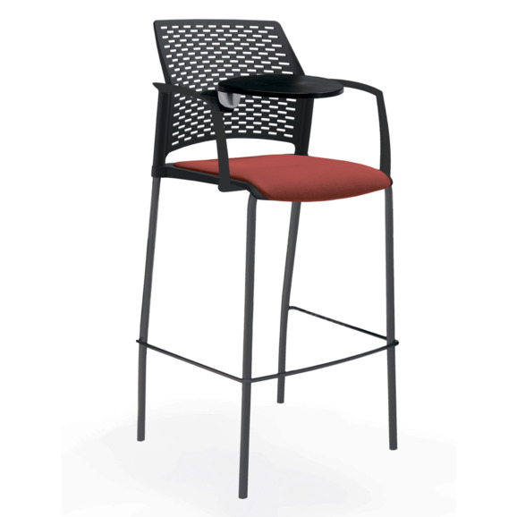 Стул Ревайнд барный с мягким сиденьем и пюпитром, черный Стул Ревайнд барный с мягким сиденьем и пюпитром, черный - фото 4