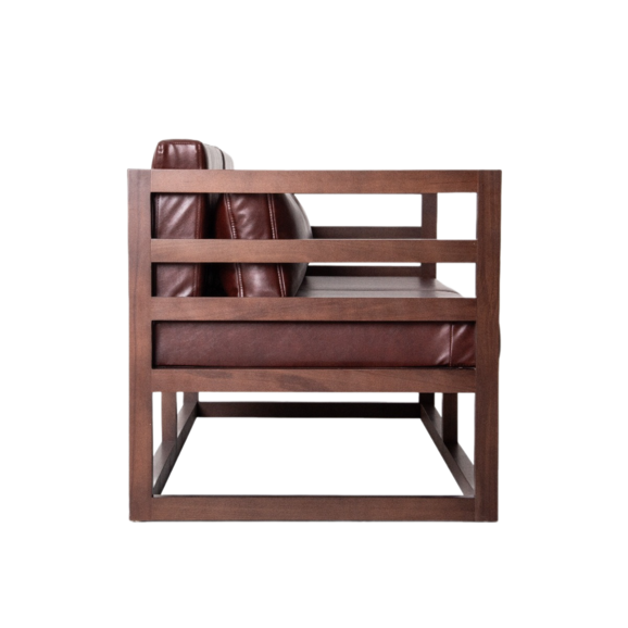 Диван лофт Магнус мини, экокожа Brown - фото 8