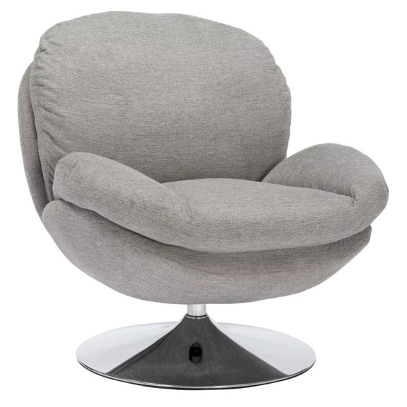 Кресло Trove, серый, хром Кресло Trove, серый, хром - фото 1