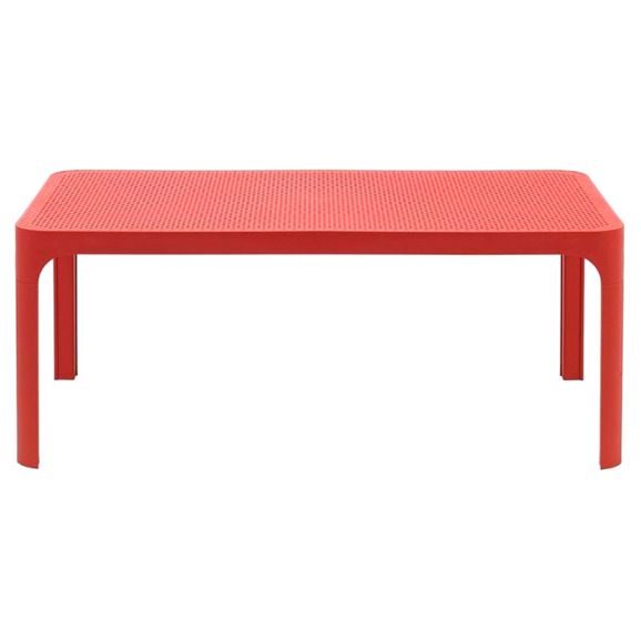 Столик пластиковый журнальный Net Table, коралловый - фото 1