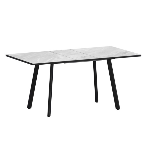 Стол раздвижной Рольф 1100+300 Р20, лавант, черный муар - фото 1