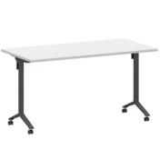 Фотография товара Стол мобильный складной белый, антрацит, 25 мм, 140*70 от компании ChiedoCover.