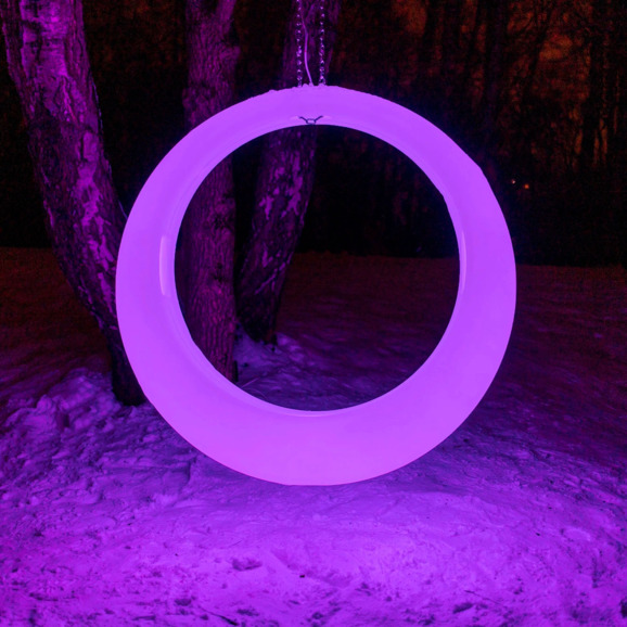 Светящиеся LED качели Ludres RGB 12V 360° - фото 1