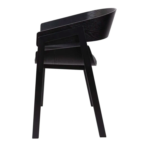 Стул деревянный Элькан, черный - фото 3