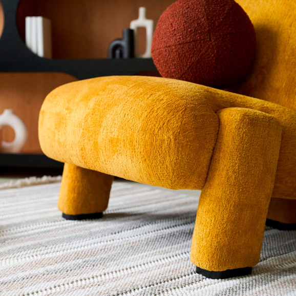 Кресло Orli, желтый, черный - фото 8