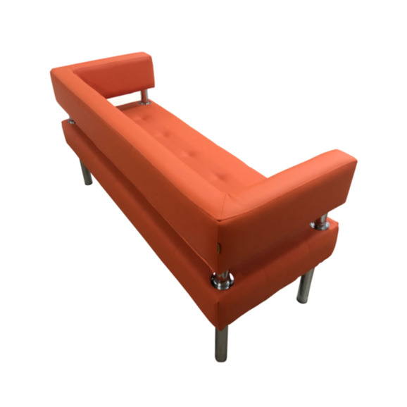 Диван Сантур трехместный, оранжевый - фото 2