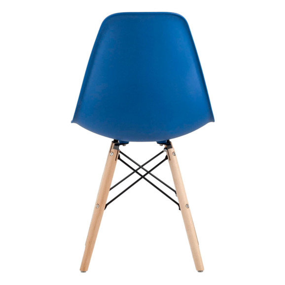 Стул Eames Style DSW синий (разборный каркас) - фото 4