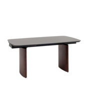 Фотография товара Стол обеденный Gravia раскладной, керамика, темная столешница, 160 см от компании ChiedoCover.