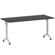 Фотография товара Стол мобильный складной графит, белый, 25 мм, 160*70 от компании ChiedoCover.