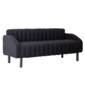 Фотография товара Диван Black, велюр Connect 99, ножки бук морилка черная от компании ChiedoCover.