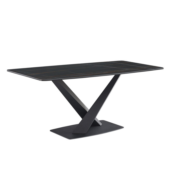 Стол Авалон, черная керамика - фото 1